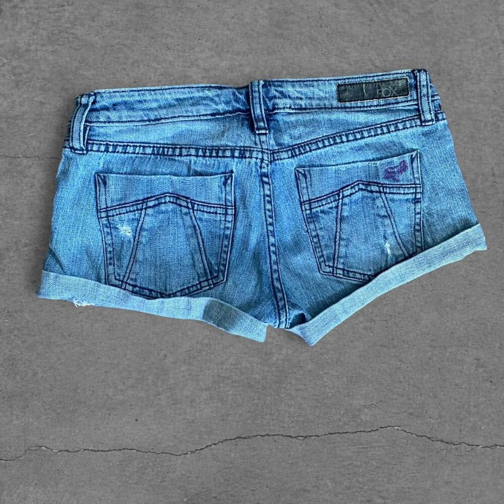 Low rise mini shorts